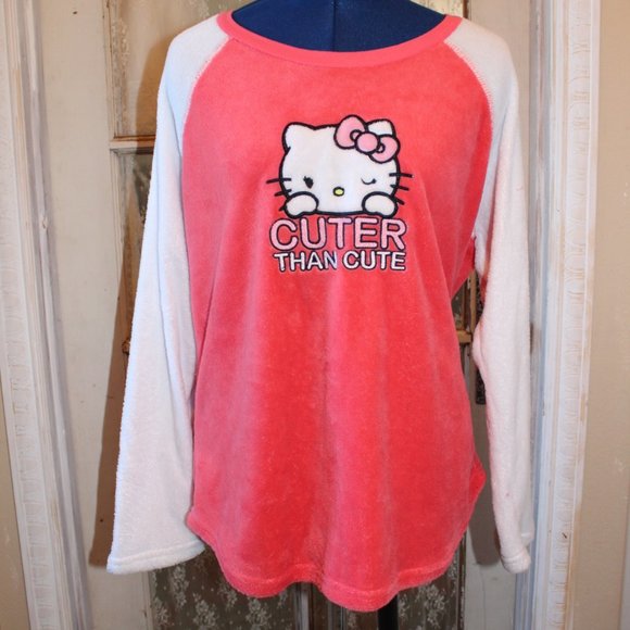 Hello Kitty Girls Coralwhite Cuter Than 